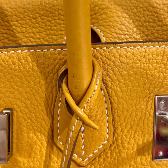 Hermes Birkin 30 Jaune D'or Clemence - Picture 12 of 16